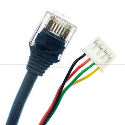 China Customized Ethernet Network RJ45 Male Female to JST Molex PH XH ZH SH 1.0 1.25 2.0mm Pitch Wire Harness Cable for sale