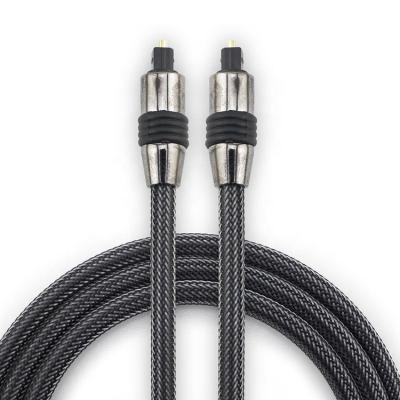 China 1M 2M 3M 5M High Quality Durable Braided Fiber Optic Toslink Spdif Digital Optical Audio Cable for sale