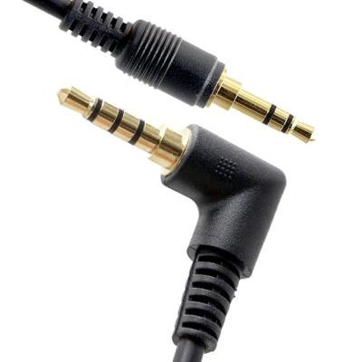 中国 OEM 90度 右角 3.5mm TRRS ジャック 男性から3.5mm TRRS ジャック 男性オーディオケーブル 販売のため