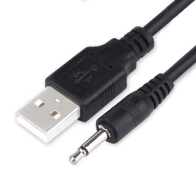 China 1M USB auf 3,5mm 2 Plöte Aux Audio Jack Stecker Ladekabel für Lautsprecher Telefon zu verkaufen