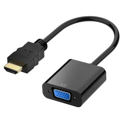 China For 1080P 4K HDMITV Male to VGA Female Adapter for Computer PC Monitor HDTV for sale