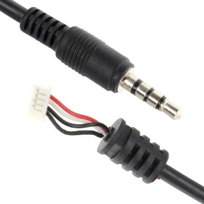 China Custom Factory Assembly 1M 3.5mm TRRS Audio DC Jack to JST 2.0mm 2.54mm Pitch Connector Cable for sale