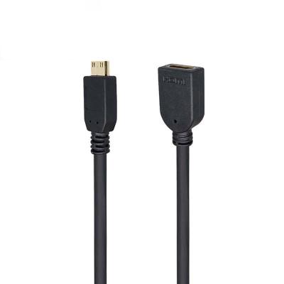 China Mini HD-MI Male To HD-MI Female Converter Waterproof Extension Cable For Car Truck Boat Motorcycle Computer for sale