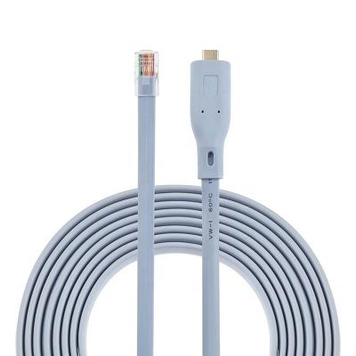 Cina Cable di console dell'adattatore seriale da 6FT USB tipo C a RJ45 per il switch del router Cisco in vendita