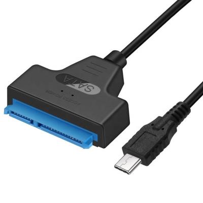 China Alta velocidad 5Gbps SDD HDD Disco duro 2.5 pulgadas USB Tipo C 3.1 a Sata el cable de adaptador en venta