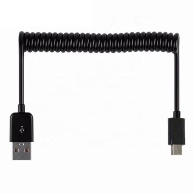 China OEM 1M 2M Cable de carga de datos en espiral USB enrollado a MINI USB en venta