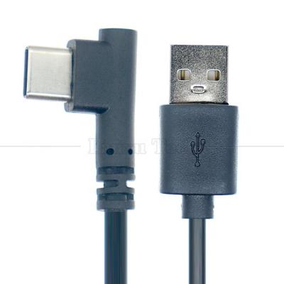 China Hoogwaardige 90 graden rechthoek USB tot type C-data-oplaadcabel voor telefooncamera Te koop