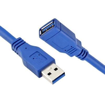 China Alta velocidad 5Gbps 1m 3m 5m 10m USB 3.0 Tipo A Cable de extensión USB 3.0 de hombre a mujer en venta