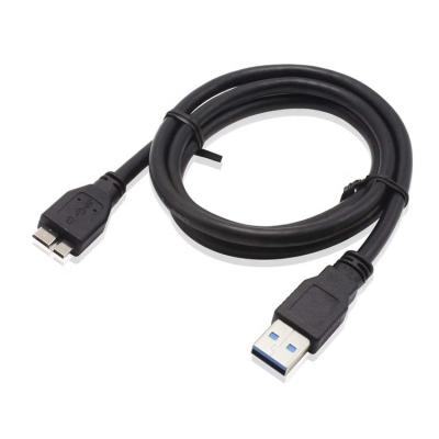 China Cable de carga de datos de alta velocidad de 5 Gbps USB 3.0 Micro B para disco duro SDD HDD en venta