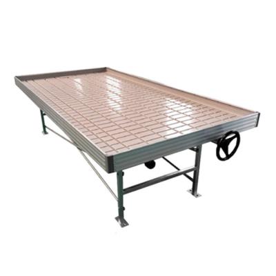 China Soilless Cultivation China Plant Greenhouse Seedling Irrigation And Rolling Bench Tables With Ebb And Flow for sale