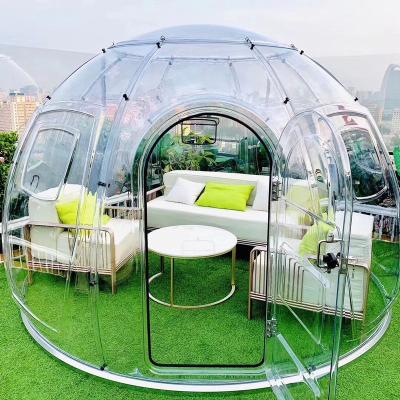 China Morden Garden Greenhouse Polycarbonate Dome House For Restaurant And Luxury Outdoor for sale