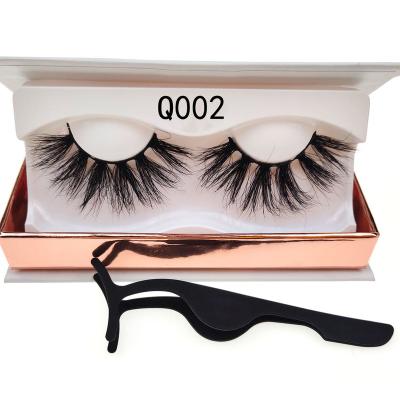 China Mink Lashes 100% Free Mink Lashes With 3D Long Natural Cruelty Free Tray Mink Eyelashes Bulk for sale