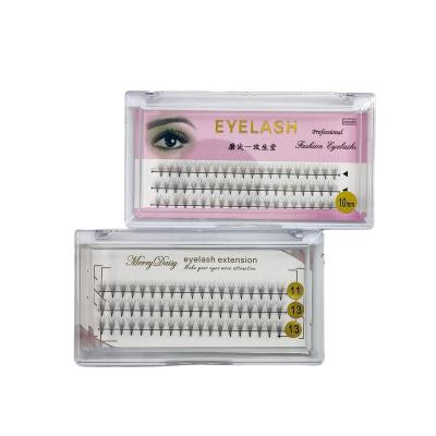 China Custom Made Thick Mink Eyelash Extension Individual Eyelashes Label 6p Model 2023 Newcomers for sale