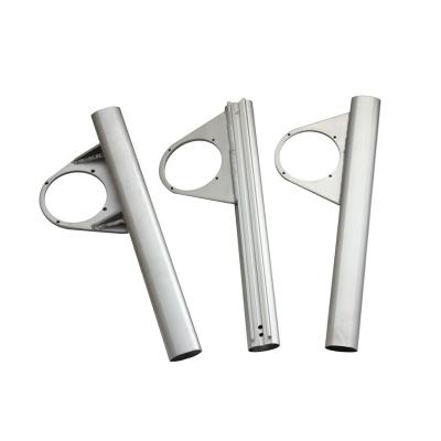 China Aluminum Assembly CNC Metal Tent Parts Canton CNC Pipe Machining Manufacture for sale