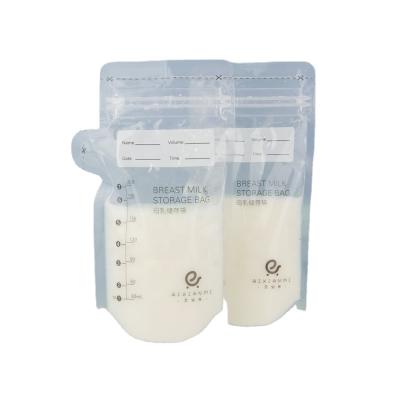 China Amazon BPA Free 7oz Breastmilk Storage Bag Hot Selling Babies Products Milk Pouch for sale