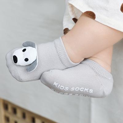 China Antibacterial spring toddler non-slip floor and summer new three-dimensional animal cartoon thumps cotton newborn socks for sale