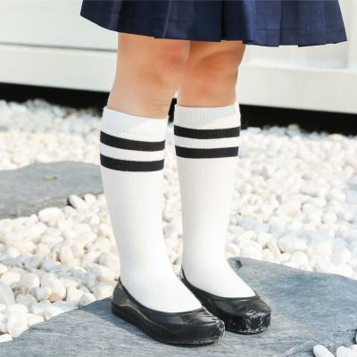 China High Quality White Striped QUICK DRY Cotton Mesh Baby Socks Children Spring Breathable Socks for sale