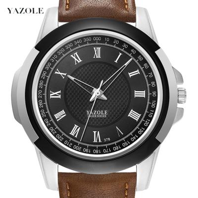 China 2019 Famous Top Brand Luxury YAZOLE Water Resistant Wrist Watch Men For Quartz Male Watch Clock Relogio Masculino Leather Wristwatch for sale