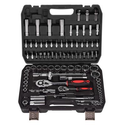 China Universal Home/Workshop/Garage Home Use Tool Kit New Arrival Repair Tool Kit Machine Tool 94 PCS Socket Wrench Set for sale