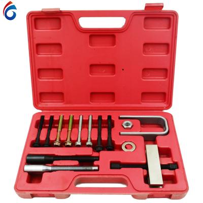 China Auto Repair Tools Lock Plate Compressor Set Mechanic Installer 15PCS Steering Wheel Puller Remover Kit for sale