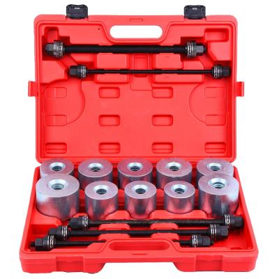 China Universal Kit Bush Bearing Removal Insert Press Tool Kit Auto Repair Tools 27 Pcs and Pull Sleeve for sale