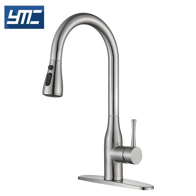 China Wholesale High Quality Sense 360 ​​Faucets Rotate Spout Stainless Steel Kitchen Faucet Pull Out Kitchen Sink Faucets for sale