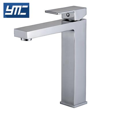 China Electric Faucets Blackout Hot And Cold Water Mixer Tap Stainless Steel Bathroom Sink Faucet Faucets for sale