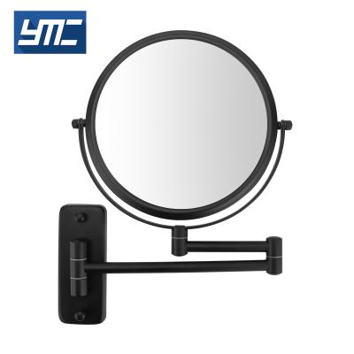 China Modern Wall Mounted Magnifying Chrome Bathroom Mirror Magnify 360 Degree Rotating Bathroom Mirror for sale