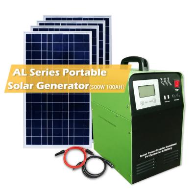 China 1.5KW 24V AC DC Power Solar Home Energy System Home Solar Generator 1500 Watt for sale