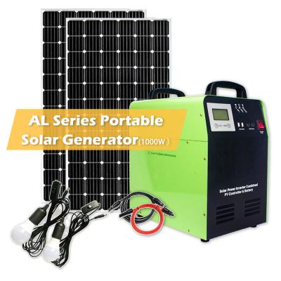 China 500W 1000W 1500W solar system all home camping in portable solar system for sale