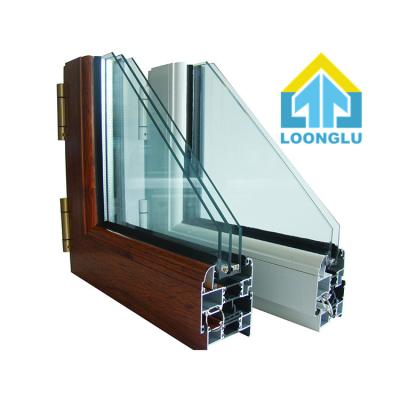 China door & Thermal Break Window / Broken Bridge Aluminum Alloy Window Frames Aluminum Sliding Windows Profile for sale