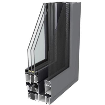 China door & Window China Factory Customization Aluminum Alloy Casement Doors And Windows Thermal Break Aluminum Profiles for sale