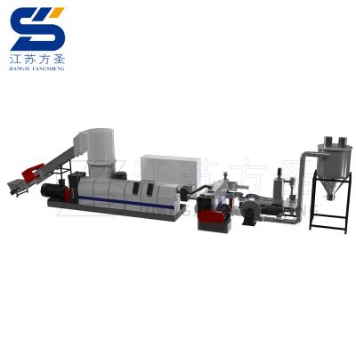 China PP PE Film Pellet Making Machine Waste Plastic Double Stage Pelletizing Line for sale