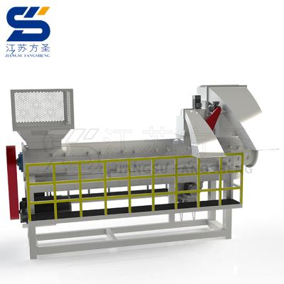 China Plastic Bottle Label Removing Used PET HDPE Waste Plastic Bottle Flakes Label Remover Separator Machine Line for sale