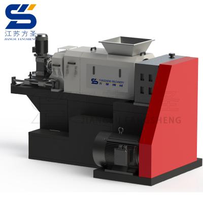 China Soft PP PE Film Plastic Bag Recycling Washing Machine Squeezing Granulator for sale