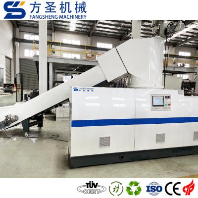 China Thick Soft Plastic Plant Double Screw Extruder 160-160mm Granulation Line for sale