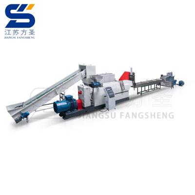 China Factory HDPE Pipe Shredding Pelletizing Line Side Feeding Double Stage Pellets Making Machine for sale