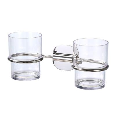 China Cordel Sustainable Self Adhesive Stainless Steel VHB Duo Tumbler Holder Set for sale