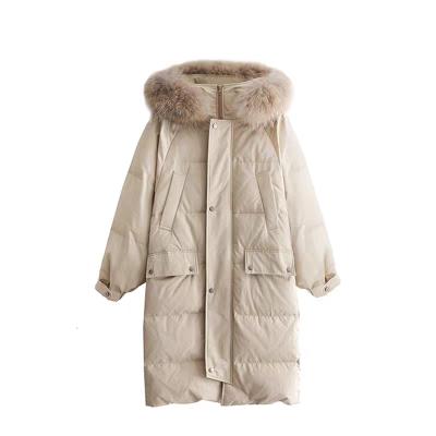 China High Quality Anti-wrinkle Low Price Woolen Overcoat Female Hoodies Plus Size Winter Parka Coat Warm Outwear Women's Coats for sale