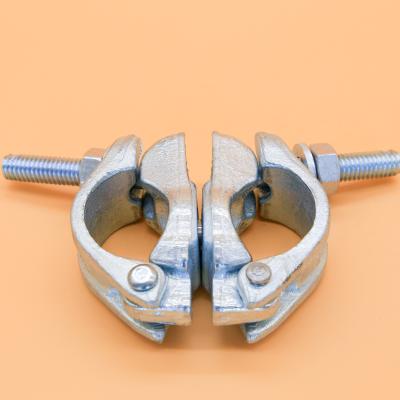 China Contemporary Steel Scaffold Forged Double Swivel Coupler Half Coupler for sale