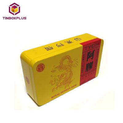 China Medicine Herbal Custom Luxury Red Black Recycle Materials Pill Box Hot Sale Medical Tin Boxes for sale