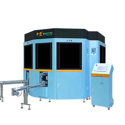 China Bottle Printing All In One Machine Full Automatic Servo Varnishing Screen Printing Plus Hot Stamping Machine for sale