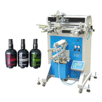 China Simple Operation Semi Automatic Screen Printing Machine For Plastic Cup And Plastic Bottle for sale