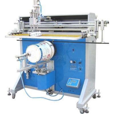 China Plastic/Glass Bottle Water Gallon Screen Printing Machine Automatic Large Bucket Pail Silk Sreen Printer Semi Automatic Printing Equipment Tool for sale