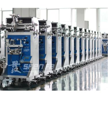 China Cheaper Cylindrical Conical Oval Bottles Semi Automatic Screen Printing Machine for sale