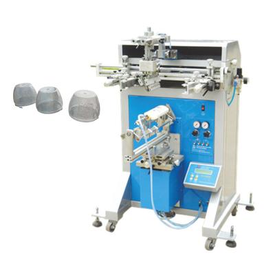 China semi automatic mugs screen printing machine for cosmetic jars logo date printer for sale