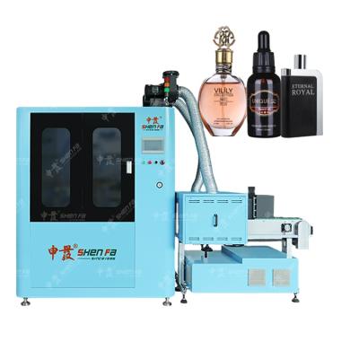 China Heavy PET Bottle Full Auto Perfume Bottle Screen Printing Machine For Square Flat Oval Round Glass Silk Printer for sale