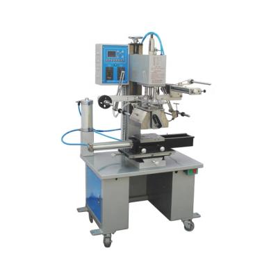 China Plastic Semi Automatic Glass Bottle Flat And Round Bottle Hot Stamping Machine for sale