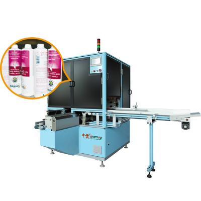 China labeling machine full automatic labeling machine for Round Label Printer Plastic Tubes Printer Machine For Medicine Food Cosmetic Bottles for sale