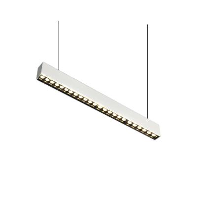 China Trimless 1500mm 5ft Modern Suspended Linear Light Modern Design Office Led Linear Ceiling Lamp 55W for sale